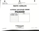 Kawasaki FG300D 4-Stroke Air-Cooled Engine Parts Catalog Manual