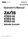 HITACHI ZAXIS ZX 35U-5N&nbsp;50U-5N&nbsp;60USB-5N EXCAVATOR OPERATORS MANUAL
