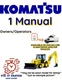 KOMATSU WB97R-2-AVANCE BACKHOE LOADER OPERATORS OWNERS MANUAL PDF USB