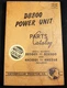 Caterpillar CAT D8800 Power Unit Parts Manual 5E5001-5E5500 4H3001 -4H3268
