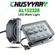 2PCS 4X6" White Headlight For Deere Advantage Series: 5105, 6405, 6605