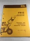 Fiat Allis FR12 Wheel Loader Operation & Maintenance Manual