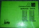 Mitsubishi FG30 FD30 FG35A FD35A Forklift Lift Truck Service Data Manual xz