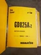 Komatsu GD825A-2 Motor Grader Factory Shop Service Manual