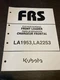 Kubota Flat Rate Schedule LA1953 LA2253 Front End Loader Tractor Manual Service