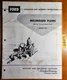Ford Series 101 Moldboard Plow Owner's Operator's Manual SE 8128A 1/62