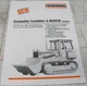 1986 Hanomag L 600 D Super Crawler Loader Sales Brochure A199M1s