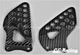 2003-2004 Suzuki GSX-R1000 Heel Plates - 100% Carbon Fiber