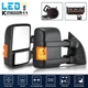 Pair Power Heated Amber Signal Tow Mirrors for 99-07 Ford F250-F550 Super Duty