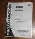 Mustang Mini Excavator Parts Manual 6502 #000-21002