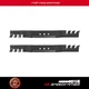 2 Mulching Mower Blade Replaces for 22" Toro 108-9764-03 131-4547-03