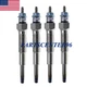 4 pcs Glow Plug for New Holland TC40 TC40A TC40D TC40DA TC45 TC45A TC45D TC45DA