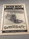 Bush Hog RZ60 Razorback Cutter Operators Manual