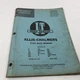 Genuine I&T Allis Chalmers Flat Rate Manual AC-9 1961 B C D10 D15 RC WD WF