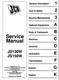 JS150W, JS130W JCB Wheeled Excavator Service Repair Manual 9803/6300 PDF USB