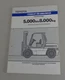 Brochure Toyota Forklift 5FG50, 5FD50, 5FG60, 5FD60, 5FD70, 5FD80