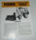 Ford 655A Tractor Loader Backhoe Sales Specifications Brochure AD-2295 ORIGINAL!
