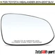 Mirror Glass with Manual Adjust for Toyota Highlander 2014-2017 Passenger Side