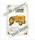 1960s  2404 Industrial Tractors farming equipment tin sign heritage farm tools