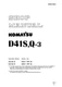 Komatsu D41S-3, D41Q-3 Dozer Bulldozer Repair Shop Service Manual Workshop Book