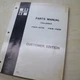 HYSTER H150H H165H H180H H200H H250H H275H P150B P200B FORKLIFT PARTS MANUAL 150