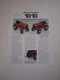 Massey-Ferguson MF 1010 Compact Tractor Color Brochure Spec Sheet MINT '82