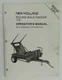 New Holland Round Bale Feeder Operator's Manual Dealer Copy 43017510 1987