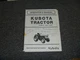 Kubota L245 & L245DT Tractor Owner Operator Maintenance Manual User Guide