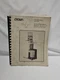 CROWN RS3000 RS 3000 SERIES MODEL 3500 SERVICE PARTS FORKLIFT MANUAL