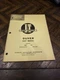 I & T Shop Service Oliver Shop Manual Series 1800, 1900 Manual No. 0-16   1962