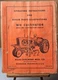 Allis-Chalmers WD Cultivator Operating Instructions Manual And Parts List Repair