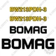 Fits Bomag BW213PDH-3 Decal Kit Roller - 7 YEAR OUTDOOR 3M VINYL!