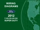 2012 Ford Truck F250-F550, Super Duty Wiring Diagrams Manual