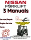 NISSAN FORKLIFT F04 F04L50Q SERVICE ENGINE REPAIR SHOP PARTS MANUAL PDF ON USB