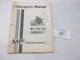 Operator's Manual for Massey Ferguson MF 410-510 Combines