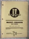 I&T MASSEY FERGUSON MF205,MF210,220 TRACTOR SHOP MANUAL