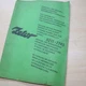 5211 7745 ZETOR Tractor Power Steering Pump Hydraulic Repair Shop Service Manual