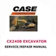 CASE CX240B CRAWLER EXCAVATOR MANUAL SERVICE REPAIR SHOP  PDF