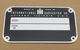 ID SERIAL NUMBER PLATE FOR IH INTERNATIONAL CUB LO-BOY FARMALL 100 130 140 240