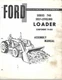 FORD Series 740 Self Leveling Loader Assembly Manual  19-450