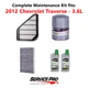 2012 Chevrolet Traverse 3.6L Complete Air, Oil & Cabin Filter Kit (5W-30)