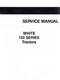 White 100 120 125 140 145 160 185 170 195 Tractor Chassis Shop Service Manual