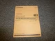 Caterpillar Cat 304 CR Mini Hydraulic Excavator S4L2 Engine Parts Catalog Manual