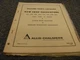 Allis Chalmers 5000 7000 B 8 Row Ground Cultivator Parts Catalog Manual xz