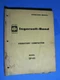 INGERSOLL RAND SP 60 VIBRATORY COMPACTOR OPERATOR'S MANUAL OEM