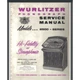 Wurlitzer Jukebox 2500 series Service Manual 112 pages 2500s 2510s 2510 2504s ++