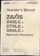 Hitachi Zaxis 240LC-3 270LC-3 350LC-3 Hydraulic Excavator Operators Manual VGC!