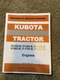 Kubota Tractor Service Manual D1102-B, D1302-B, D-1402-B, V1502-B, V-1702-B