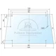 Rear Screen Glass for Landini 6880-13000 Siac Cab 3301909M2 Green