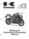OEM Genuine Kawasaki New Bike Service/Assembly Manual ZX1000 Z1000 SX Ninja 2011